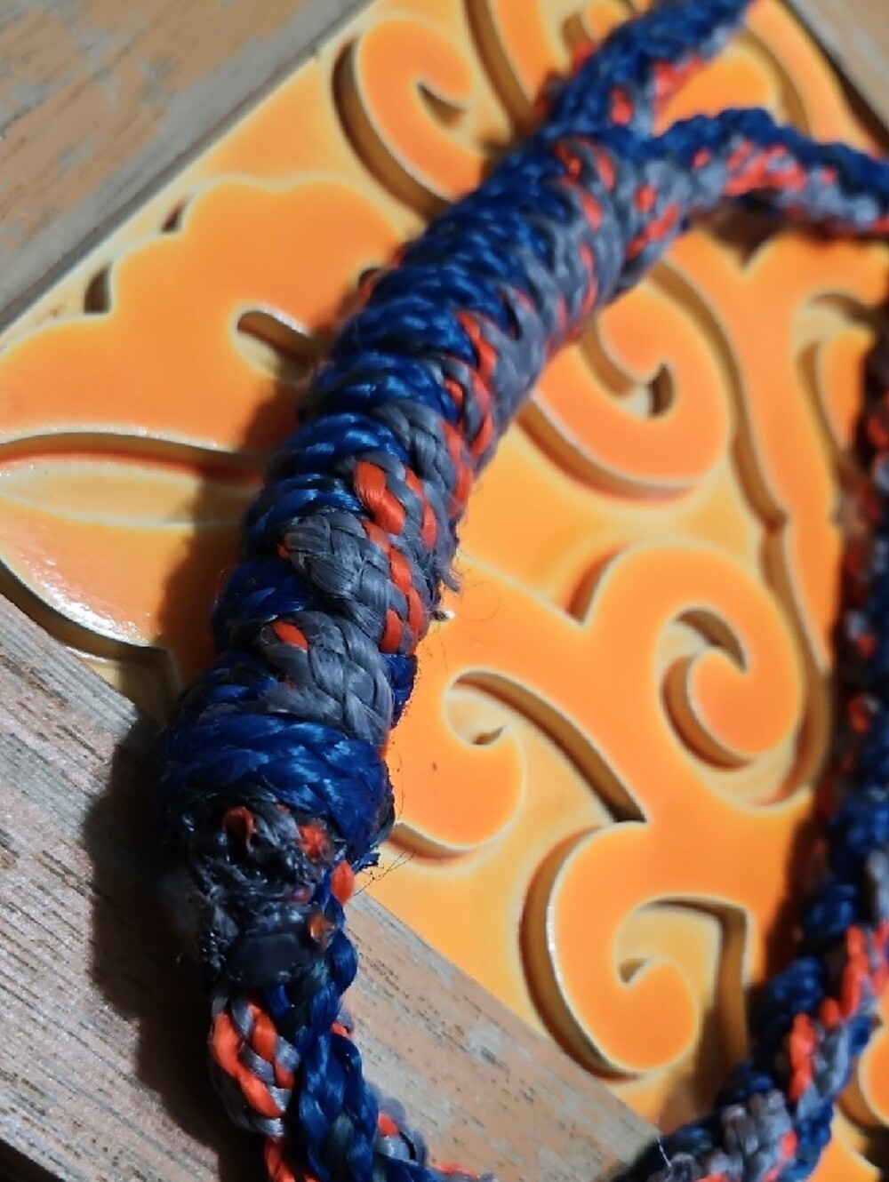 Handbraided Paracord Rope Short Leash Training Leash Adjust Choker Collar GIFTED - Picture 3 of 11